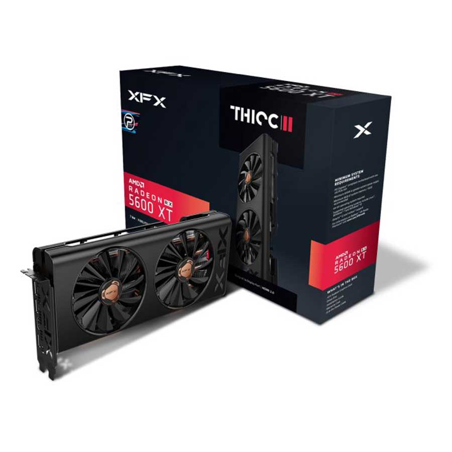 کارت گرافیک ایکس اف ایکس مدل XFX AMD RX 5600XT Thicc II pro 6GB
