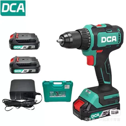 دریل شارژی 20 ولت DCA مدل ADJZ2055T دو باتری