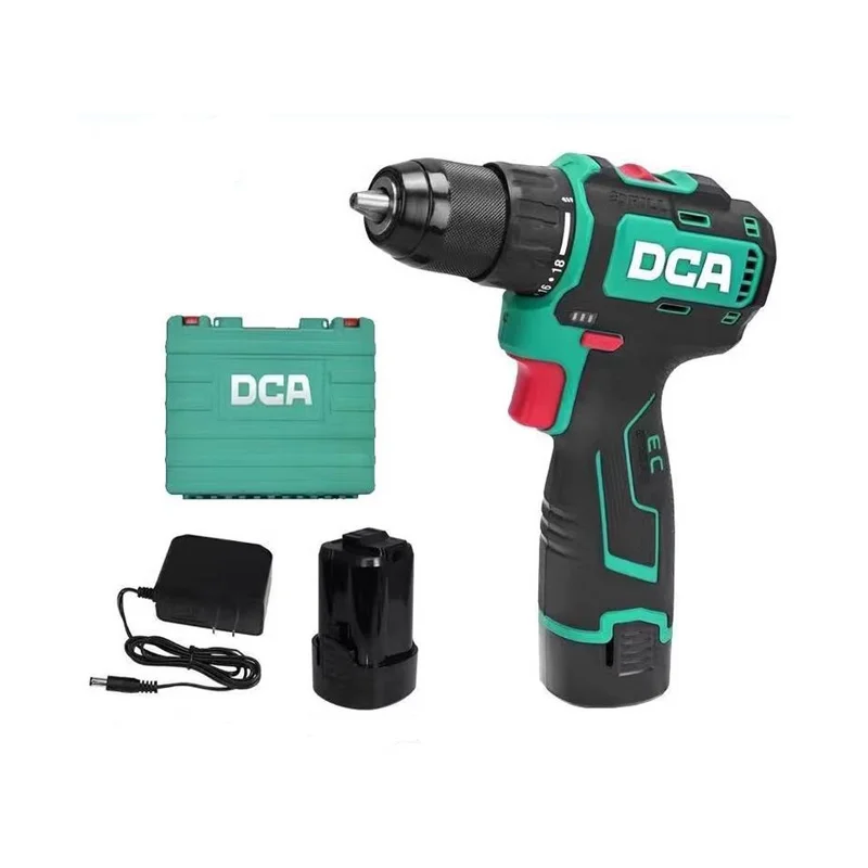 دریل شارژی 16 ولت DCA مدل ADJZ1604 Type T دو باتری