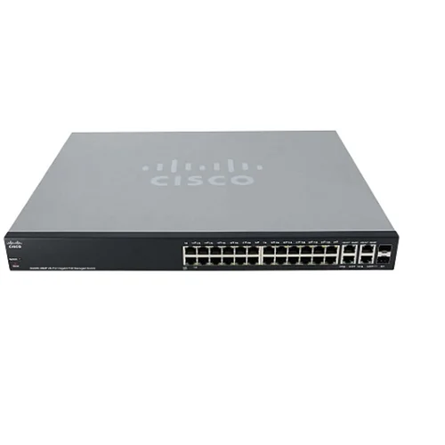 سوئیچ مدیریتی 28 پورت سیسکو POE مدل Cisco Switch SG300-28MP