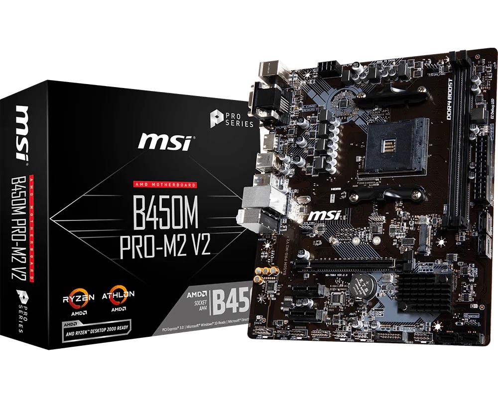 مادربرد ام اس ای MSI B450M PRO M2 V2 DDR4