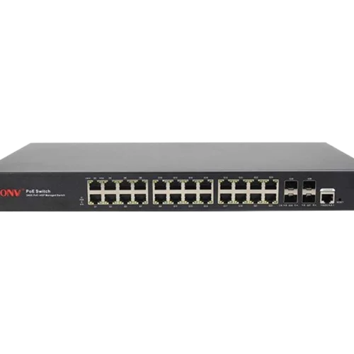 سوئیچ 24 پورت گیگ مدیریتی POE مدل ONV 33028PFM