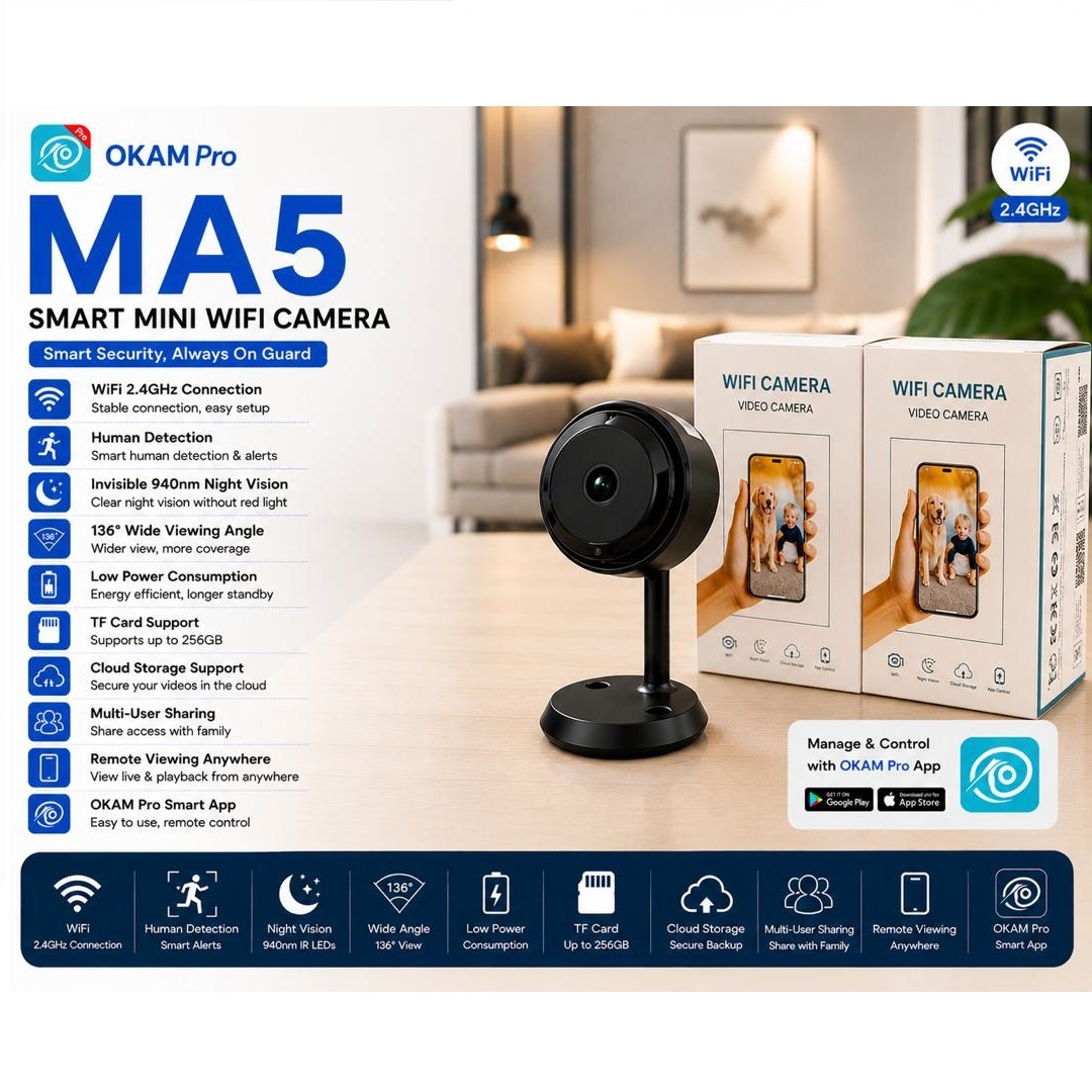دوربین تک لنز  MA5 wifi