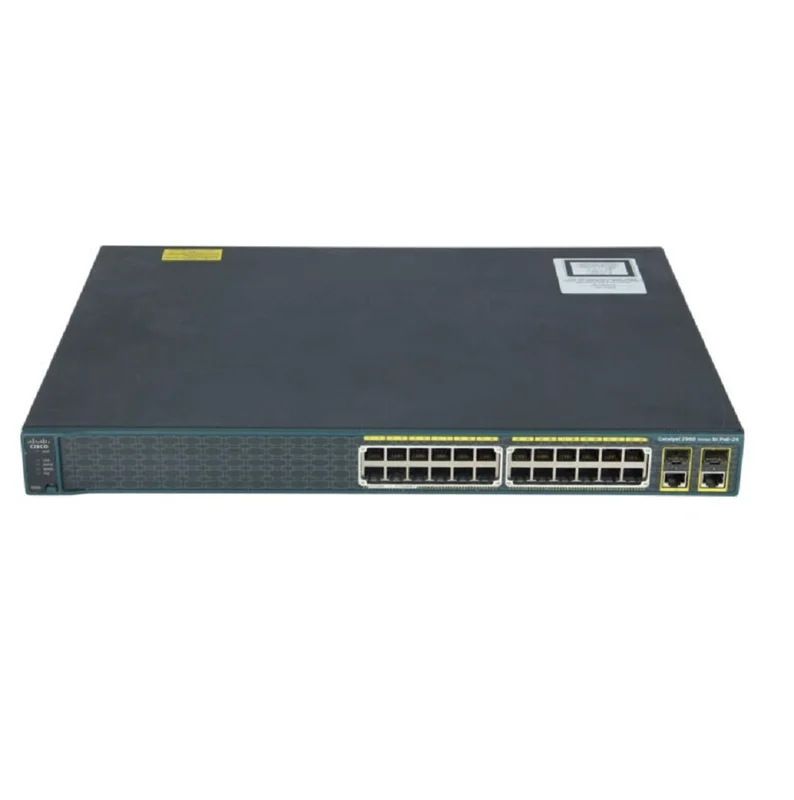 سوئیچ شبکه 24 پورت مدیریتی سیسکو WS-C2960-24PC-S CISCO