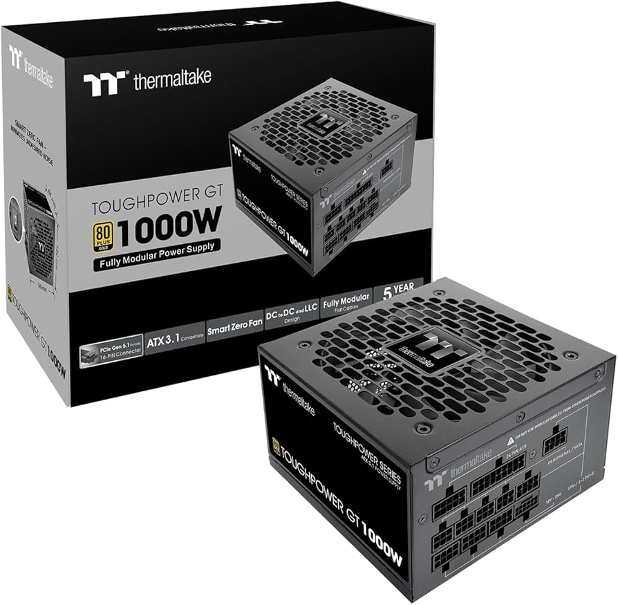 پاور ترمالتیک 1000 وات مدل Thermaltake TOUGHPOWER GT 1000w