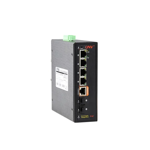 سوئیچ 4 پورت گیگ مدیریتی صنعتی ONV IPS33006PFM