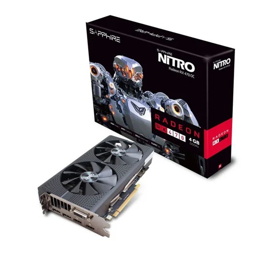 کارت گرافیک سافایر Sapphire RX470 nitro 4GB