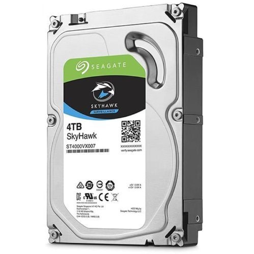 هارد دیسک اینترنال سیگیت Seagate SkyHawk ظرفیت 4 ترابایت (سلامت 100)