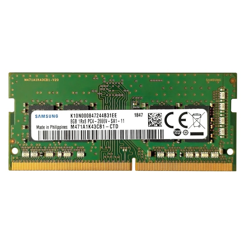 رم لپتاپ سامسونگ 8گیگ Samsung RAM 8GB DDR4 2666mhz