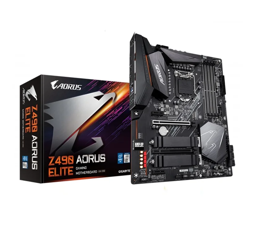 مادربرد گیگابایت مدل GIGABYTE Z490 AORUS ELITE(دست دوم)