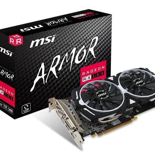 کارت گرافیک ام اس آی مدل MSI RADEON RX 580 ARMOR 8G OC