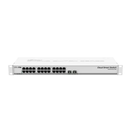 سوئیچ 24 پورت گیگ میکروتیک مدل MikroTik CSS326-24G-2S+RM(دست دوم)