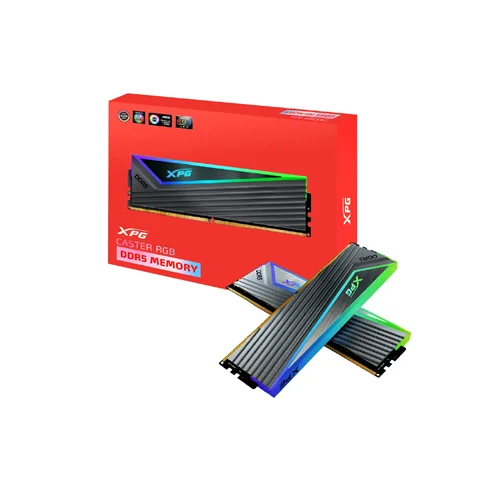 رم دسکتاپ 32 گیگ ای دیتا ADATA RGB 32GB DUAL CASTER XPG DDR5 6000MHz