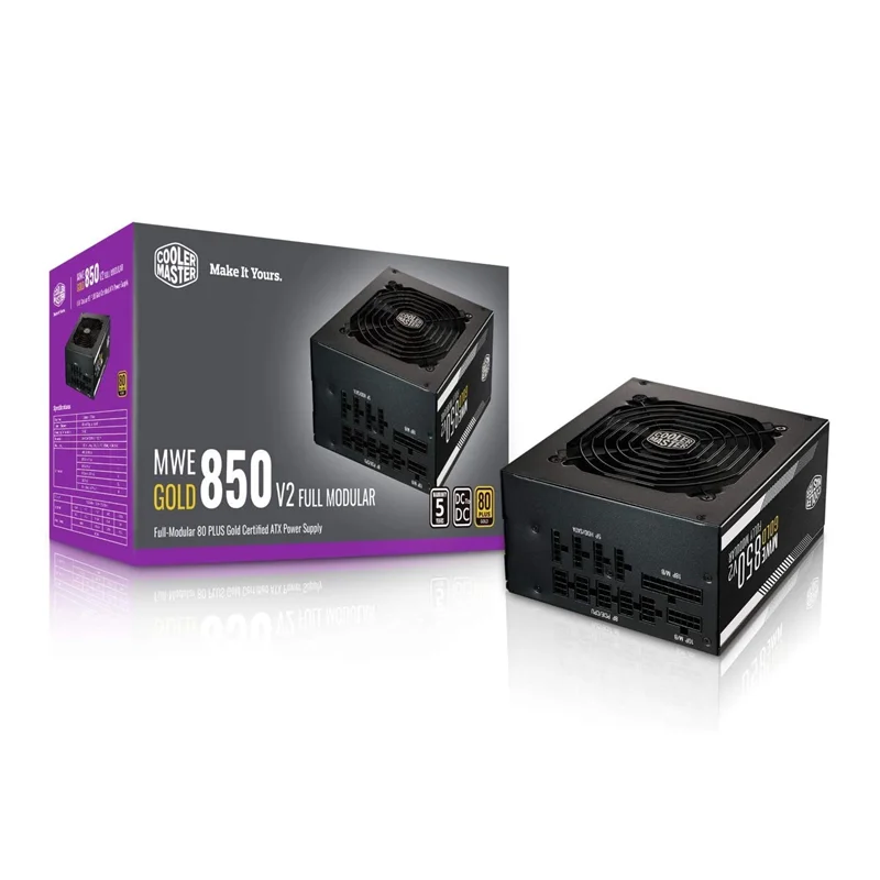 پاور فول ماژولار 850 وات کولر مستر Cooler Master V850 80Plus Gold V2(دست دوم)
