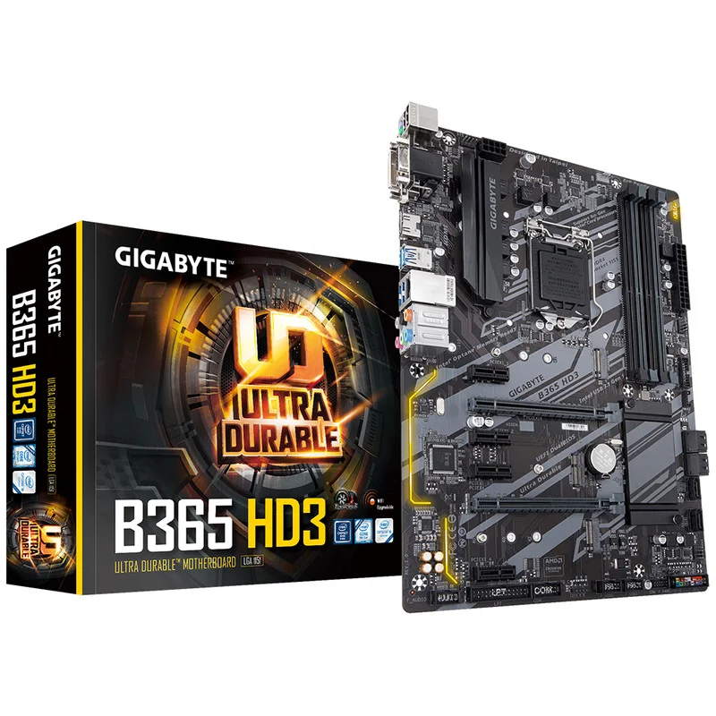 مادربرد گیگابایت مدل  GIGABYTE B365 HD3  (دست دوم)