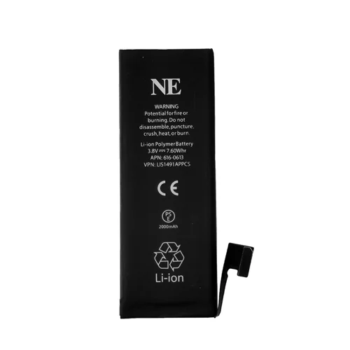 باتری اپل آیفون 5 ظرفیت2000 میلی آمپر ساعت Apple iphone 5G 2000mAh Battery