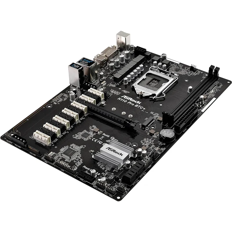 مادربرد  ازراک مدل  Asrock H110 Pro BTC Plus (دست دوم)