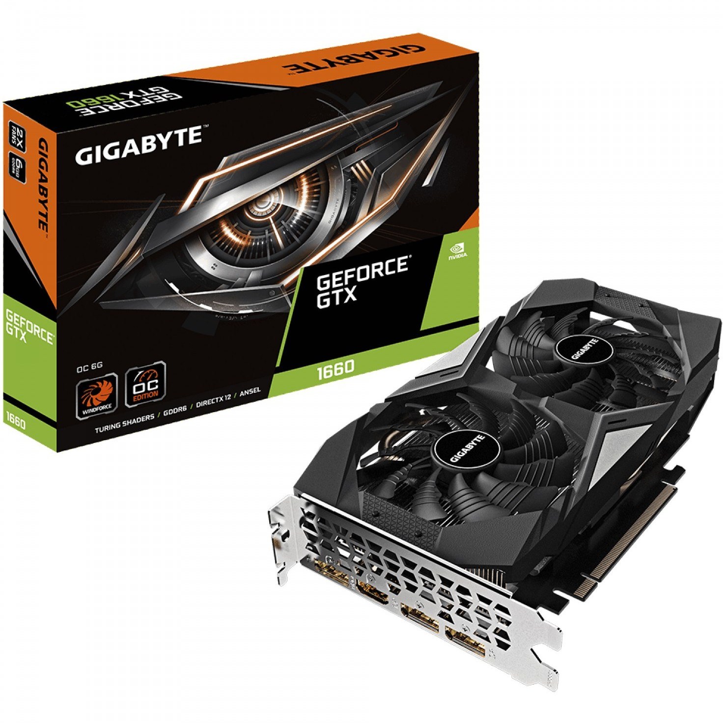 کارت گرافیک گیگابایت GIGABYTE GTX 1660 OC 6GB