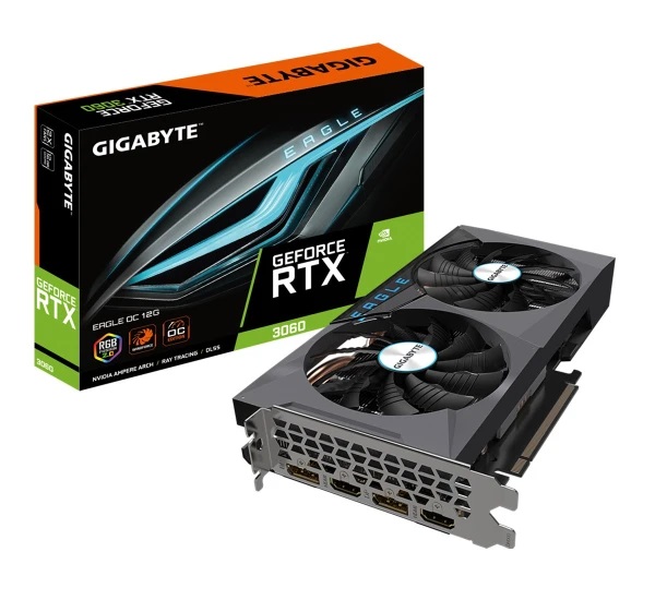 کارت گرافیک گیگابایت مدل GeForce RTX™ 3060 EAGLE OC 12G
