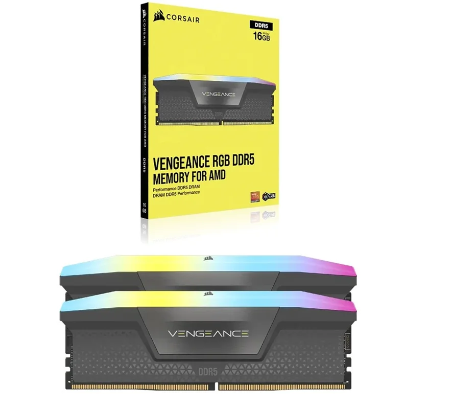 رم دسکتاپ32گیگ کورسیر RAM Vengeance RGB 32GB DUAL DDR5 5600mhz